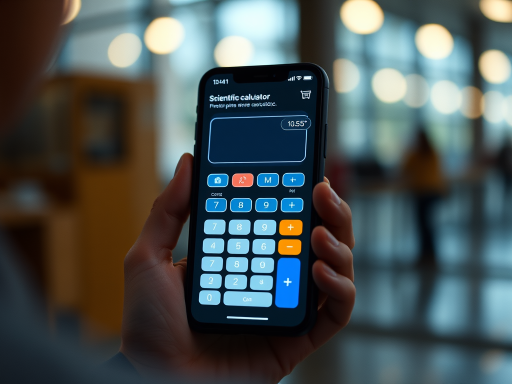 Scientific Calculator application in Flutter using Webview and HTTP Server